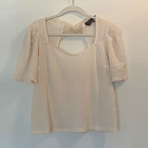 Anthropologie blouse with a bow! Size S!